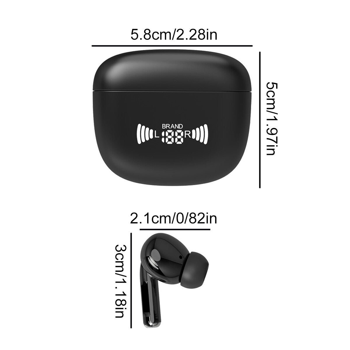 NEW T8 TWS Wireless Earphone Bluetooth 5.3 Headphones Sport Gaming Headsets