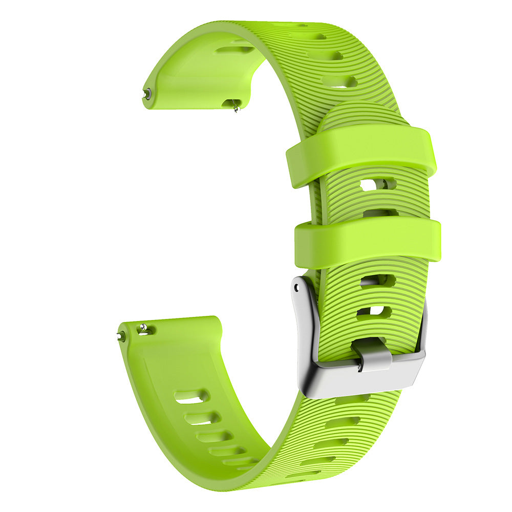 Universal Water Pattern Two-color Horizontal Pattern Silicone Buckle Strap